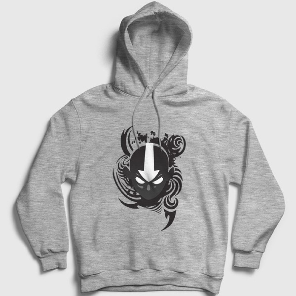 Presmono Gri Aang V2 Anime Avatar The Last Airbender Kapüşonlu Sweatshirt Erkek Sweatshirt Fiyatı