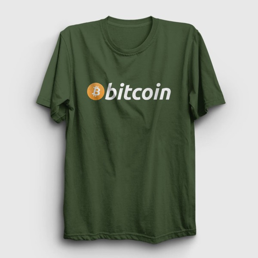 Presmono Haki Btc Bitcoin T-Shirt Erkek T-shirt Fiyatı