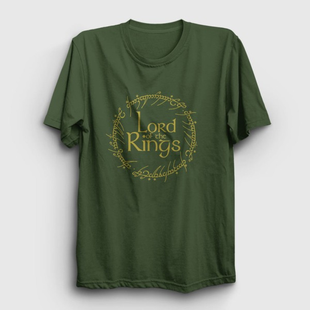 Presmono Haki Rule Yüzüklerin Efendisi The Lord Of The Rings T-Shirt Erkek T-shirt Fiyatı