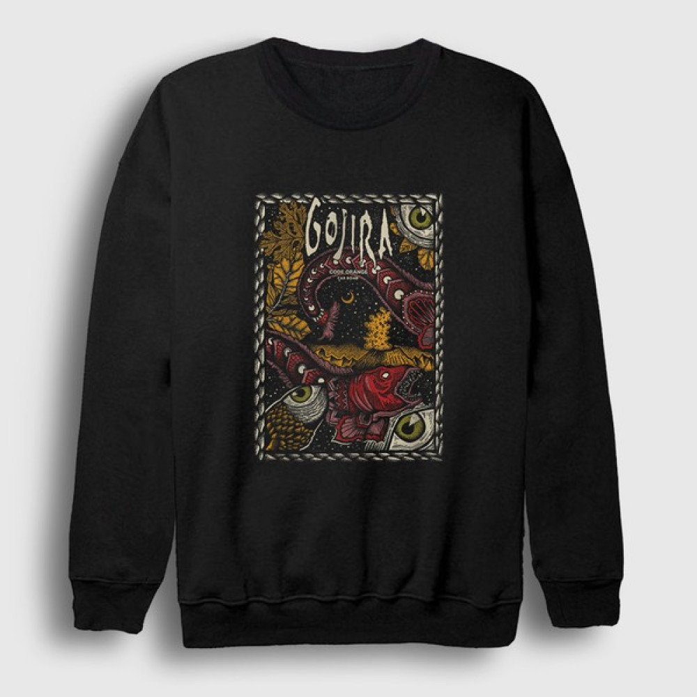 Presmono Siyah Code Orange Gojira Sweatshirt Erkek Sweatshirt Fiyatı
