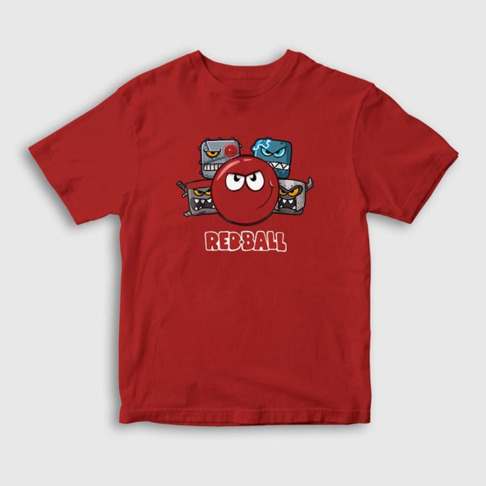 Presmono Unisex Çocuk Kırmızı Crew Oyun Red Ball T-Shirt Erkek Çocuk T-shirt Fiyatı
