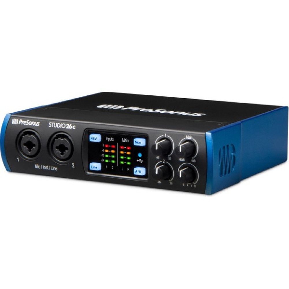 Presonus Studio 26C Usb-C Ses Kartı 034-000125 Stüdyo ve Sahne Ekipmanları Fiyatı