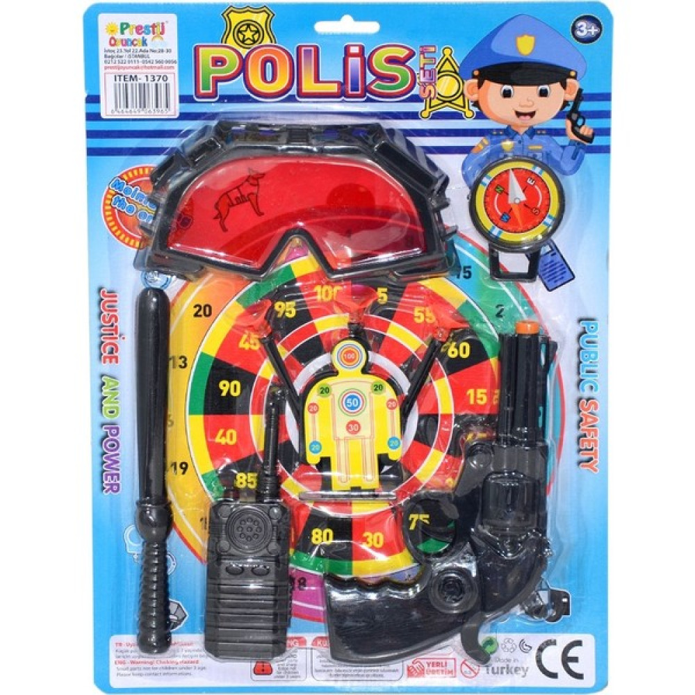Prestij Oyuncak Fab 1370 Kartela Kasaturalı Polis Set Oyun Seti Fiyatı