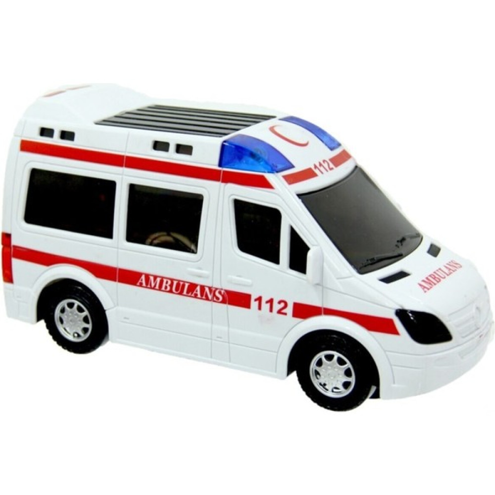 Prestij Oyuncak Işıklı Sesli Pilli Ambulans - Renkli Oyuncak Araç Fiyatı