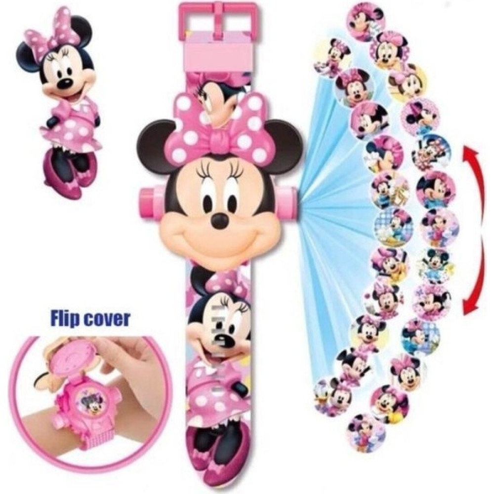 Prestij Oyuncak Kartelalı Miky Mouse Saat PP3189-T,MINNIE Mouse Projeksiyon Kol Saati Oyuncak Fiyatı