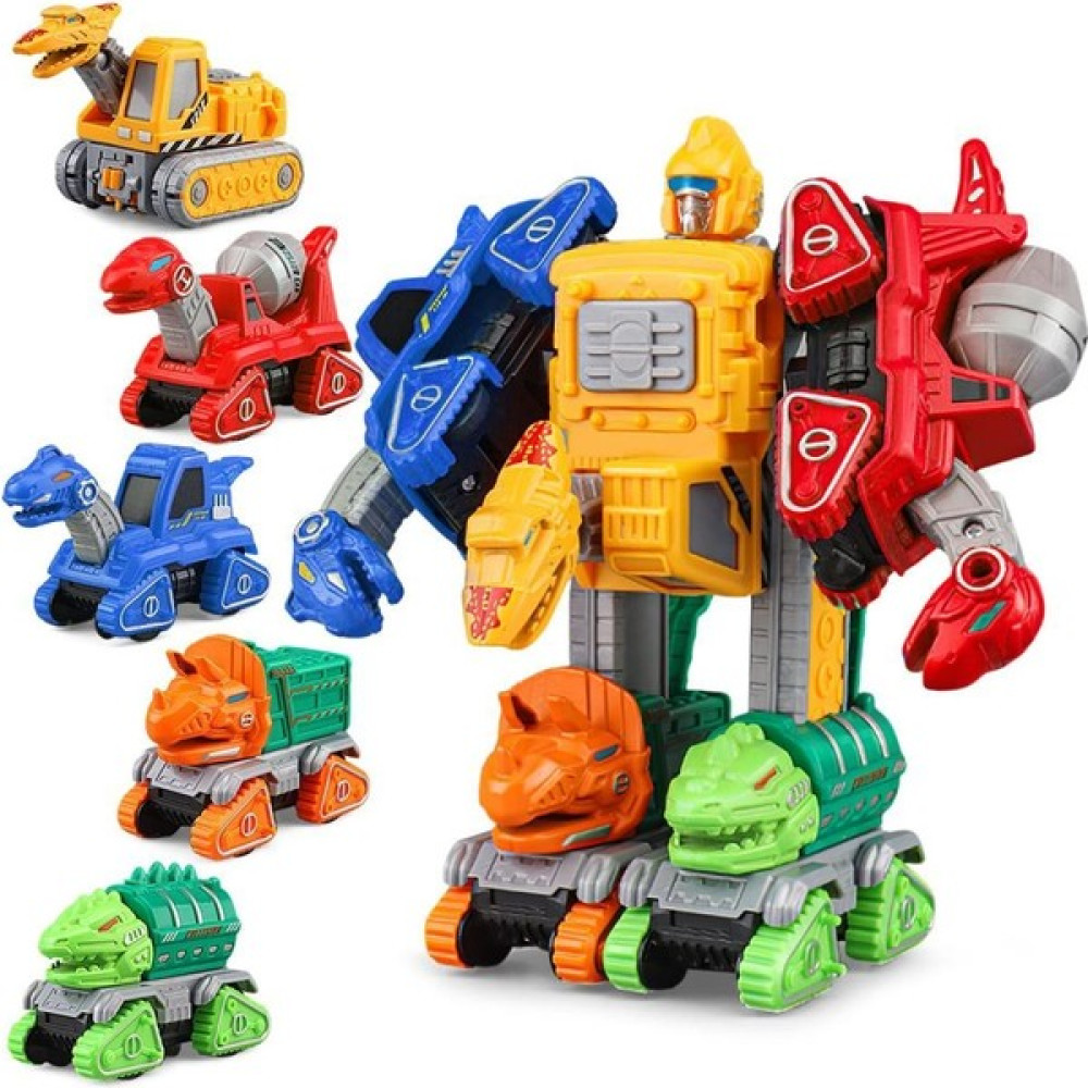 Prestij Oyuncak Kutulu 5'li Metal Dinazor Seti 0783-360, 1 Robotta 5 Dinozor Oyuncak Oyun Seti Fiyatı
