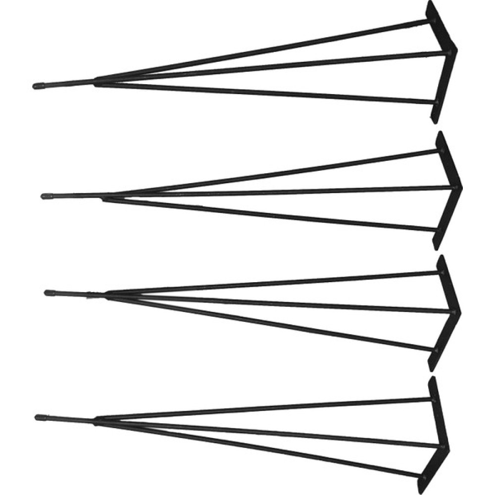 Presto 71 Cm Metal Firkete Ayak Masa Profil Ayak 4 Adet - Siyah Zigon Sehpa Fiyatı