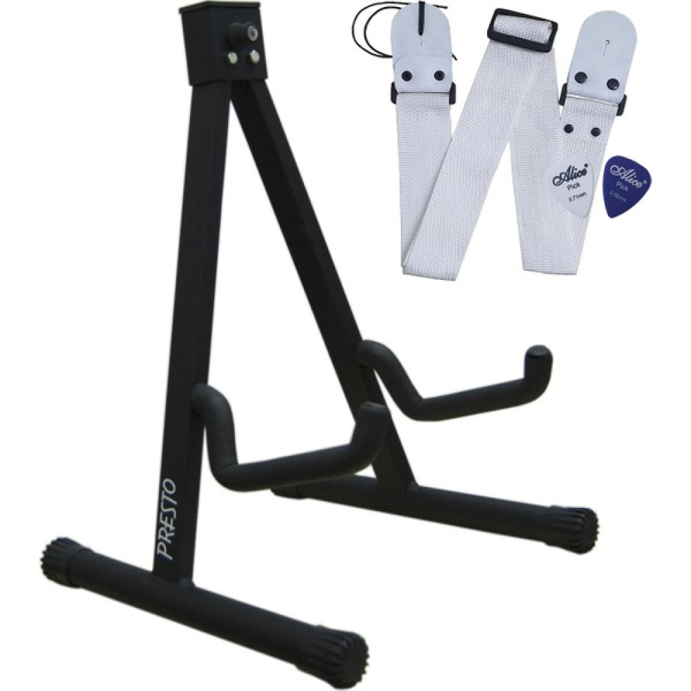 Presto PRS01 Elektro Gitar Sehpası Standı + Gitar Askısı ve Pena Müzik Aleti Aksesuarları Fiyatı