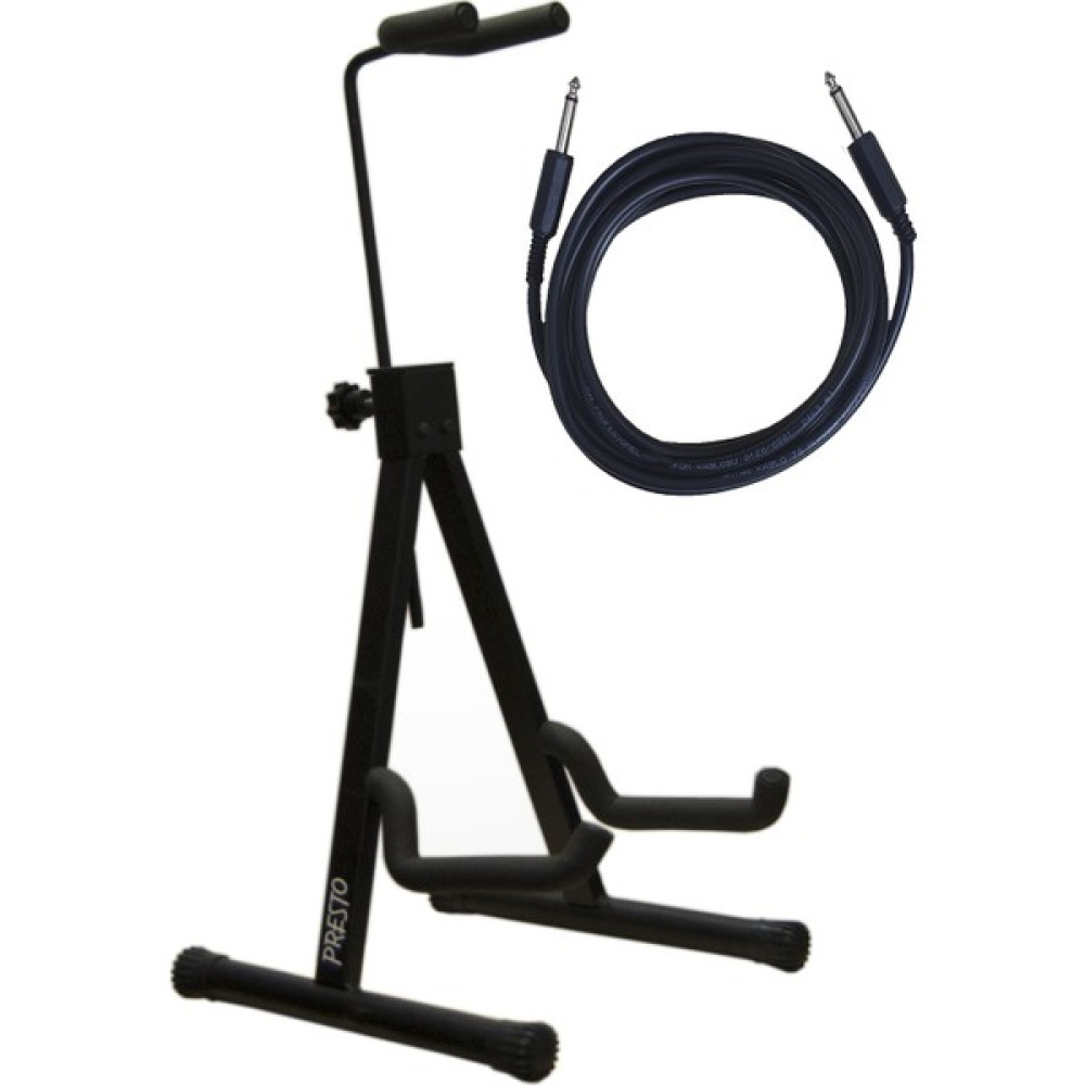 Presto PRS01-ESD Sap Dayamalı Elektro Gitar Sehpası Standı + 3 Metre Jak Kablosu Müzik Aleti Aksesuarları Fiyatı