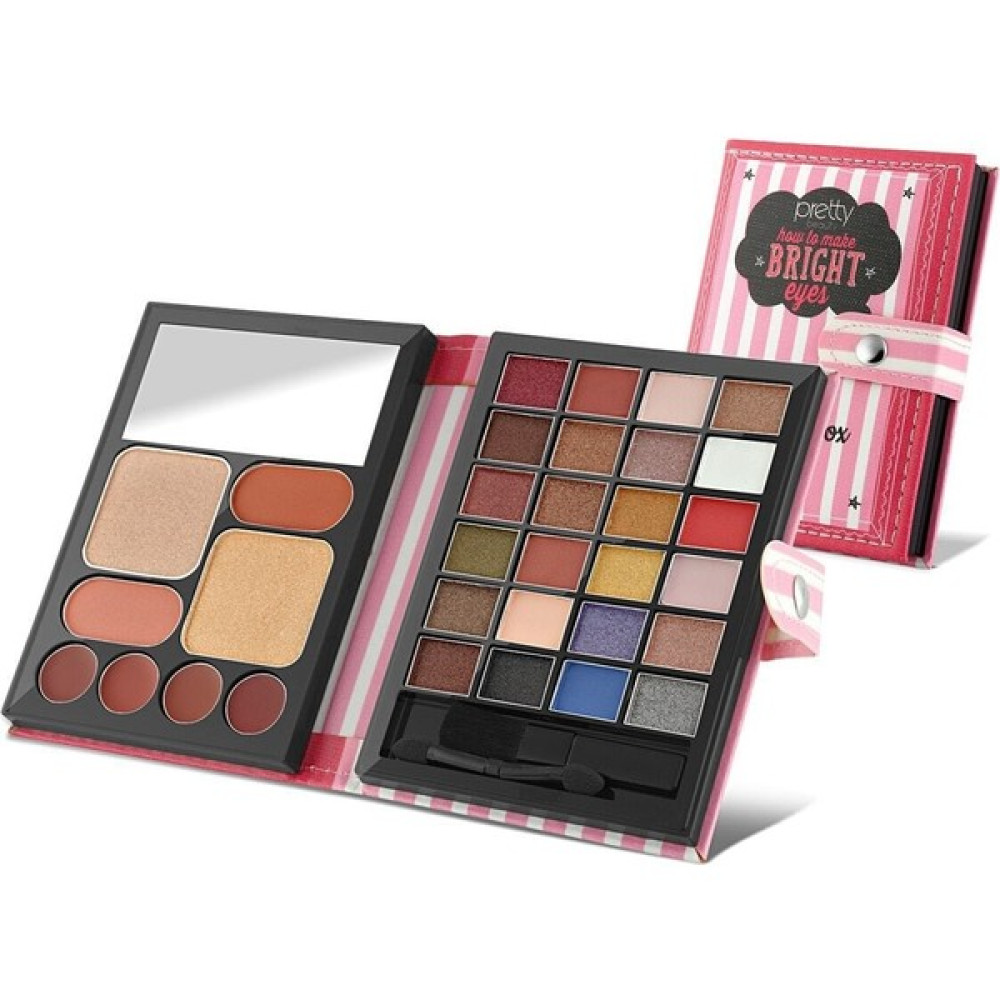 Pretty Beauty Çantalı Makyaj Seti 24'lü Far Paleti & Ruj Göz Farı Fiyatı