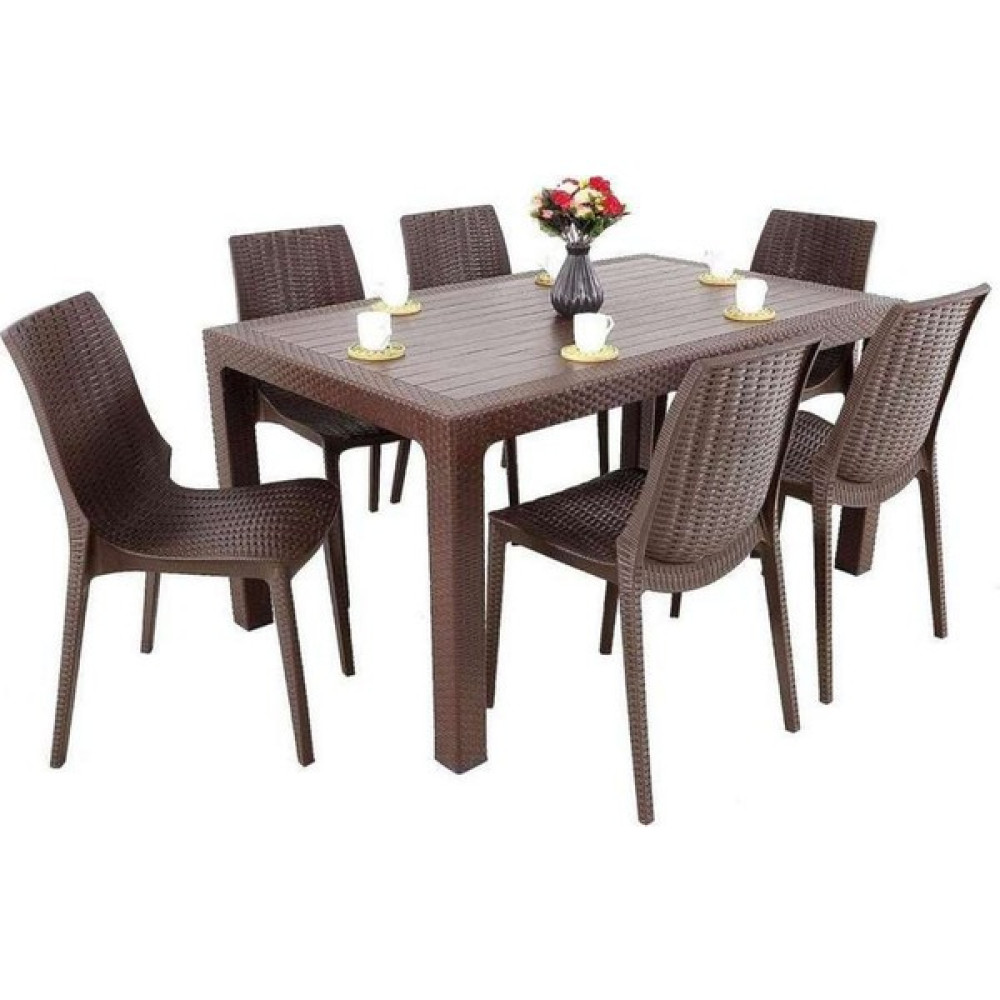 Pretty Homes Elit Rattan 90X150 Nirvana Sandalye Masa Takımı Bahçe Mobilyası Takımı Fiyatı