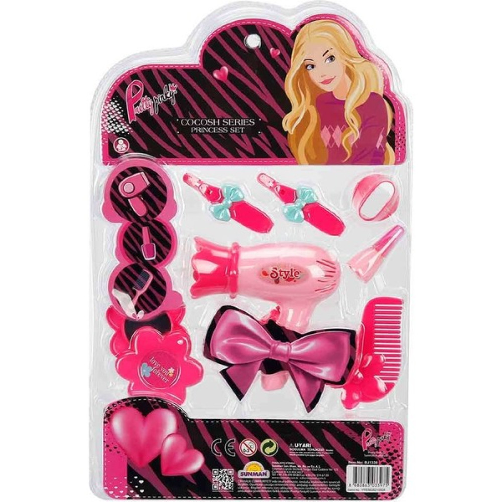 Pretty Pinky Prenses Güzellik Seti - Taraklı Set - Renkli Oto Boyaları Fiyatı