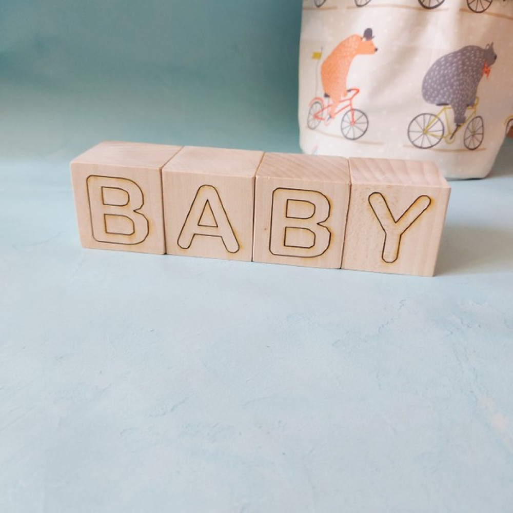 Pretty Wood Ahşap Baby Küp (4 Adet Küp) Bebek Oyuncakları Fiyatı