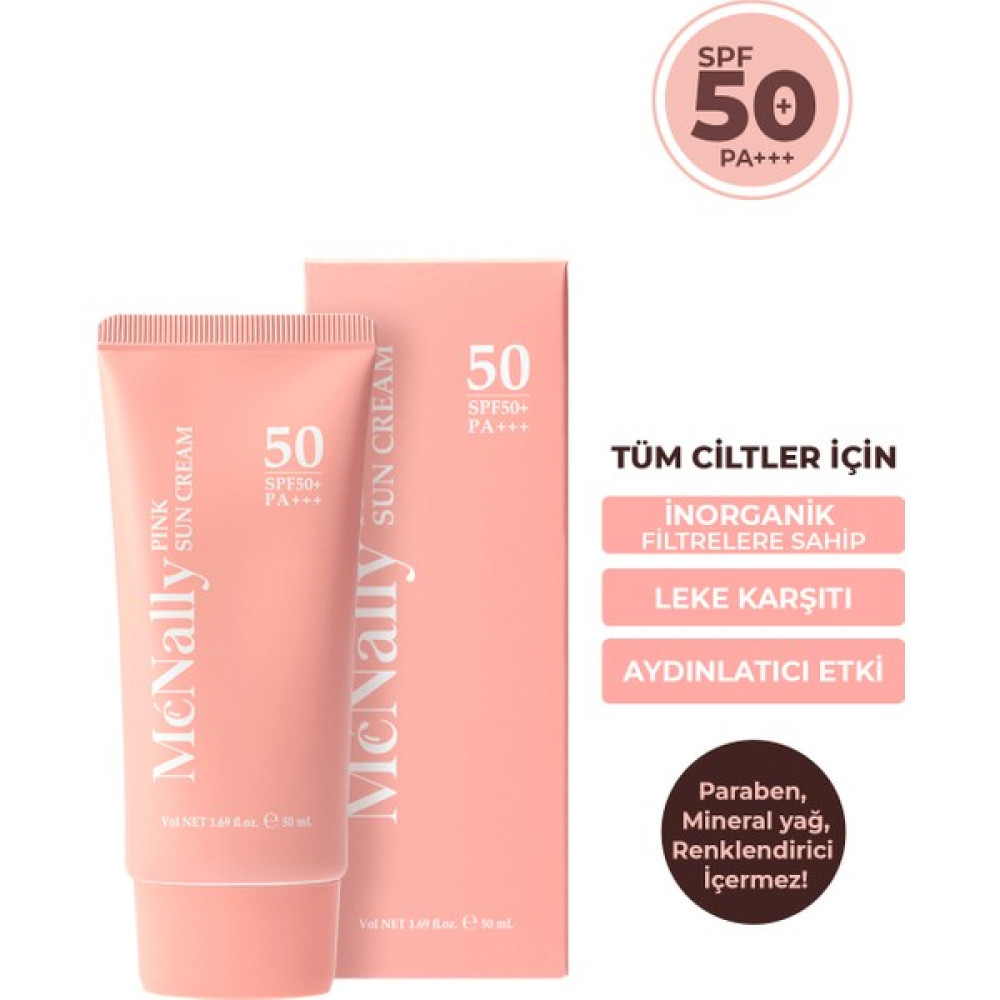 Prettyskın Spf 50+ Pa++++ Ton Eşitleyici Pembe Renkli Güneş Kremi 50ML Güneş Kremleri ve Losyonları Fiyatı
