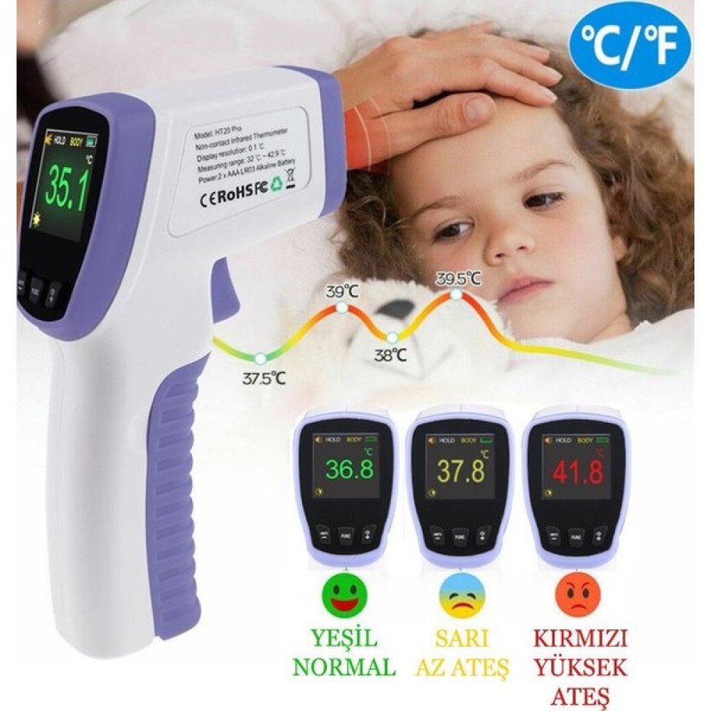 Prexiso Pit 20 Infrared Temassız Ateş Ölçer Ateş Ölçer Fiyatı