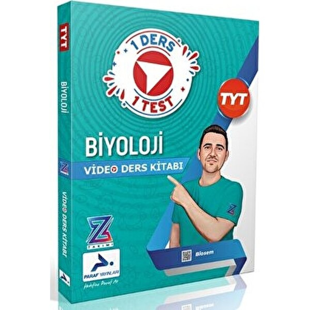 PRF Yayınları Paraf Z Takımı Tyt Biyoloji Video Ders Anlatım Kitabı Temel Yeterlilik Testi (TYT) Fiyatı
