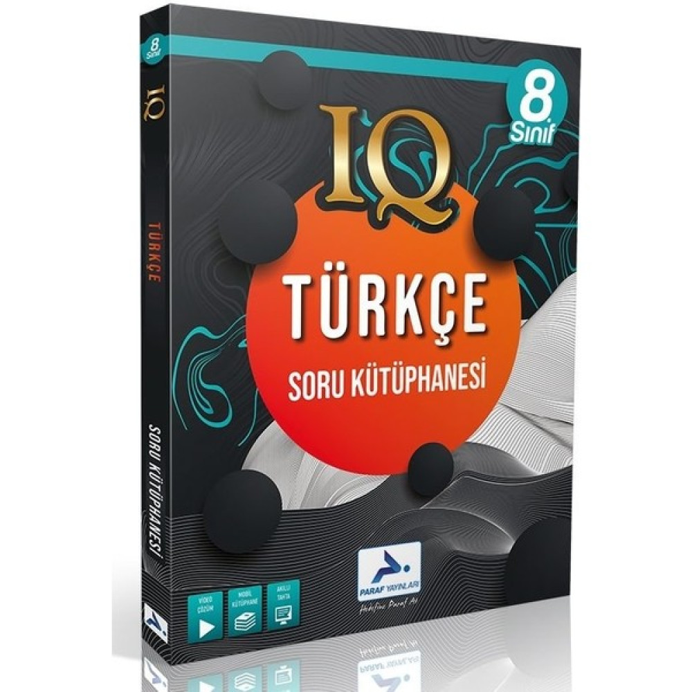 PRF Yayınları Prf Paraf 8.sınıf LGS Iq Türkçe Soru Kütüphanesi Kaynak Kitapları Fiyatı