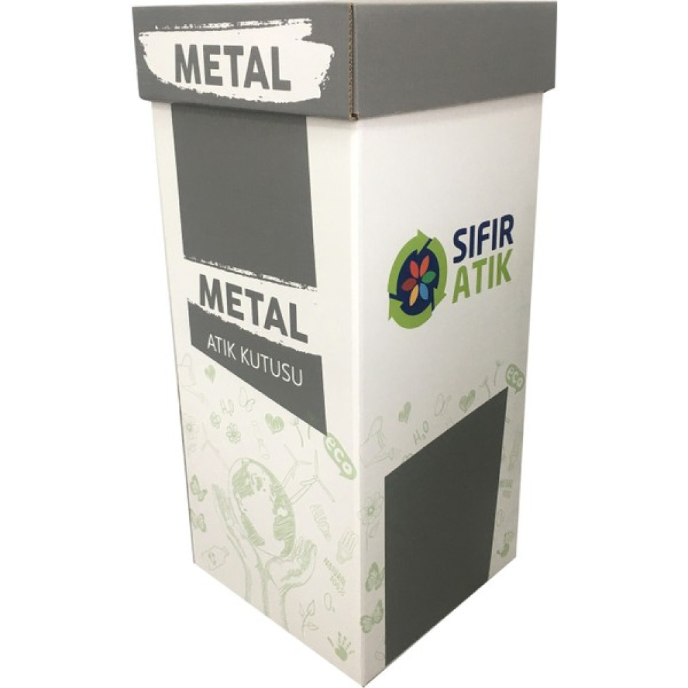 Prigo Sıfır Atık Kutusu (Metal) Ofis Çöp Kutusu Fiyatı