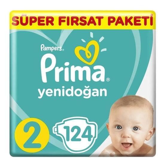 Prima Aktif Bebek No:2 Mini 124 Adet 3-6 kg Bebek Bezi Bebek Bezi Fiyatı