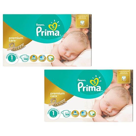 Prima Premium Care No:1 Yenidoğan 216 Adet Bebek Bezi Bebek Bezi Fiyatı