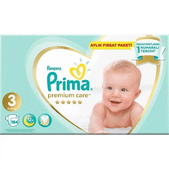 Prima Premium Care No:3 Midi 184 Adet Bebek Bezi Bebek Bezi Fiyatı
