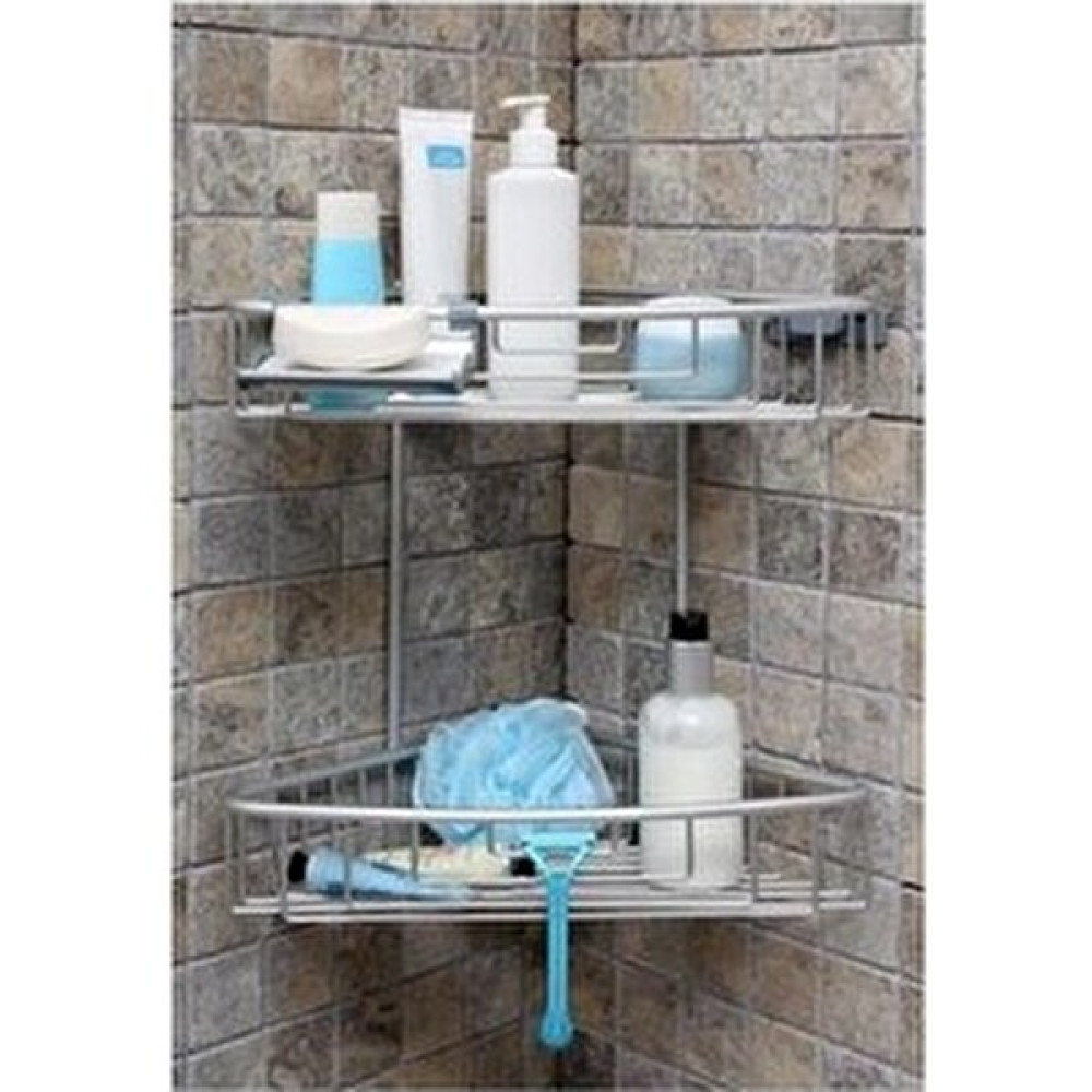 Primanova Aluminyum Banyo Rafı 2'li Mat Eloksal Banyo Rafı Fiyatı