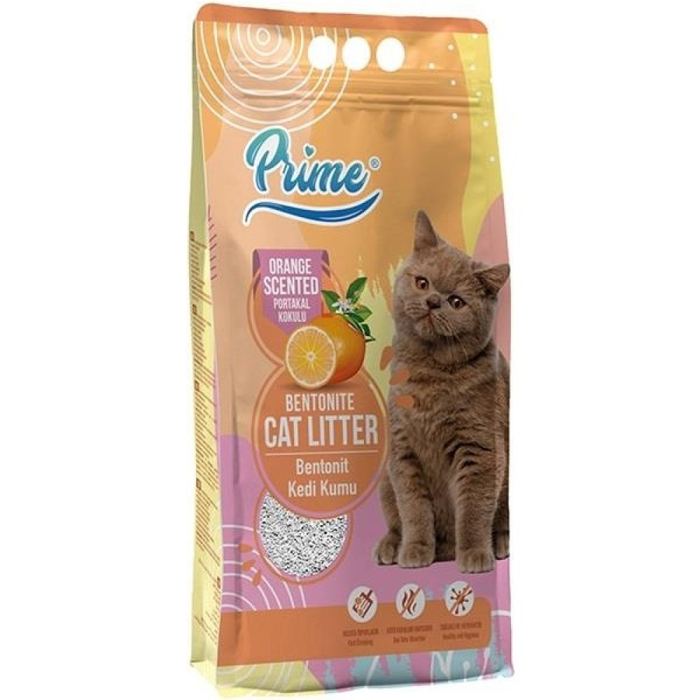 Prime Bentonit Portakal Kokulu Topaklaşan Ince Kedi Kumu 5 Lt Evcil Hayvan Ürünleri Fiyatı