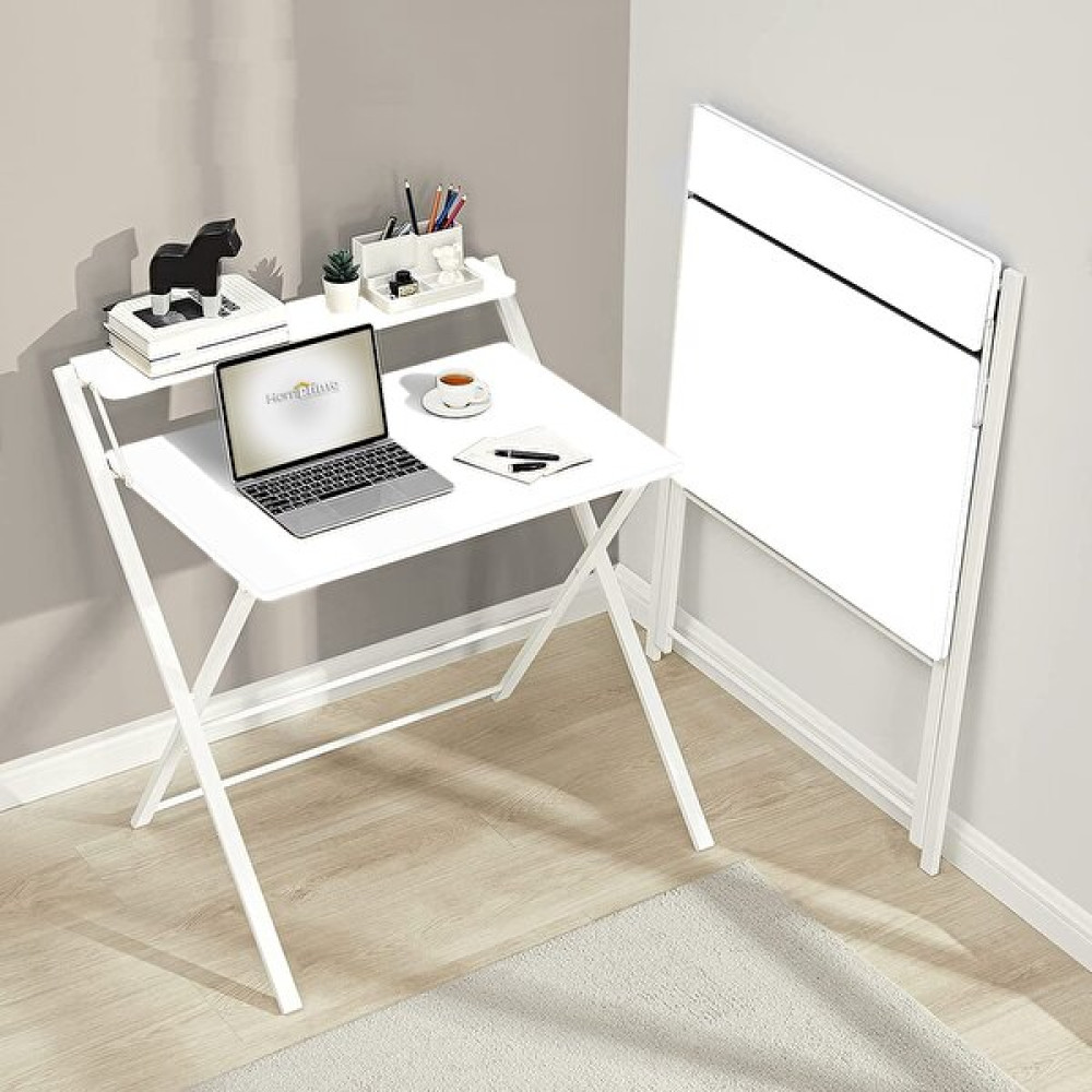 Prime Home Katlanır Çalışma Masası Bilgisayar / Laptop Masası 75 Cm, Km - 75CM - Beyaz Çalışma Masası Fiyatı