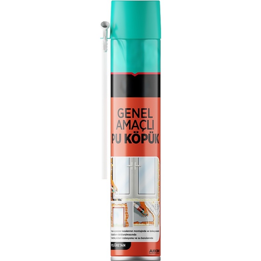 Primeaks Pipetli Pu Köpük | Pratik Montaj Köpüğü | Kapı Pencere Dolgu & YALITIM750ML/600GR Diğer Fiyatı