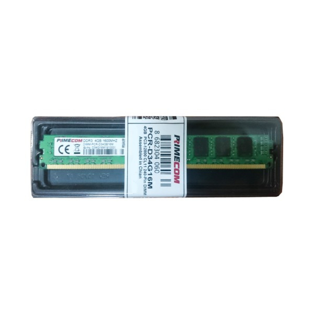Primecom PCR-D34G16M 4GB 1600MHZ DDR3 Masaüstü 16 Chip Ram (Hynix Chip) RAM Bellekler Fiyatı
