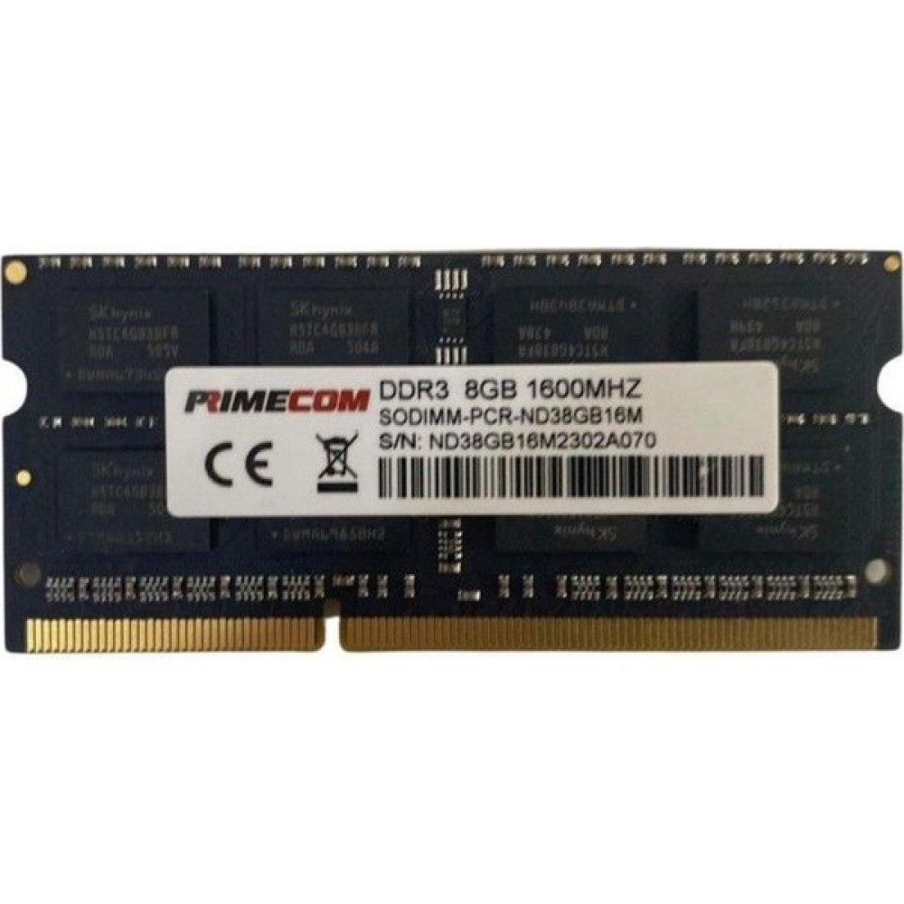 Prımecom PCR-ND38G16M 8gb Ddr3 1600MHZ CL11 Notebook Bellek RAM Bellekler Fiyatı