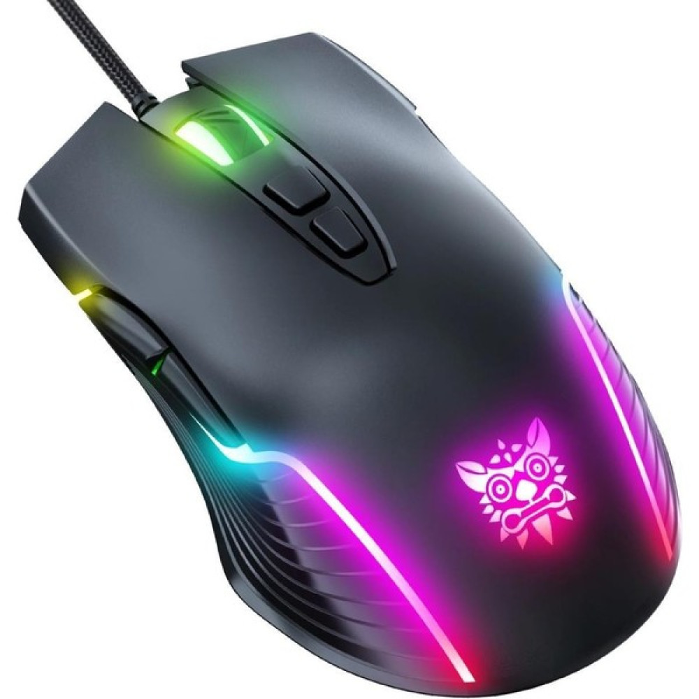 PrimeX Plus Onikuma CW905 Rgb Oyuncu Mouse 6400DPI Gaming Oyuncu Mouse - Siyah Klavye - Mouse Fiyatı