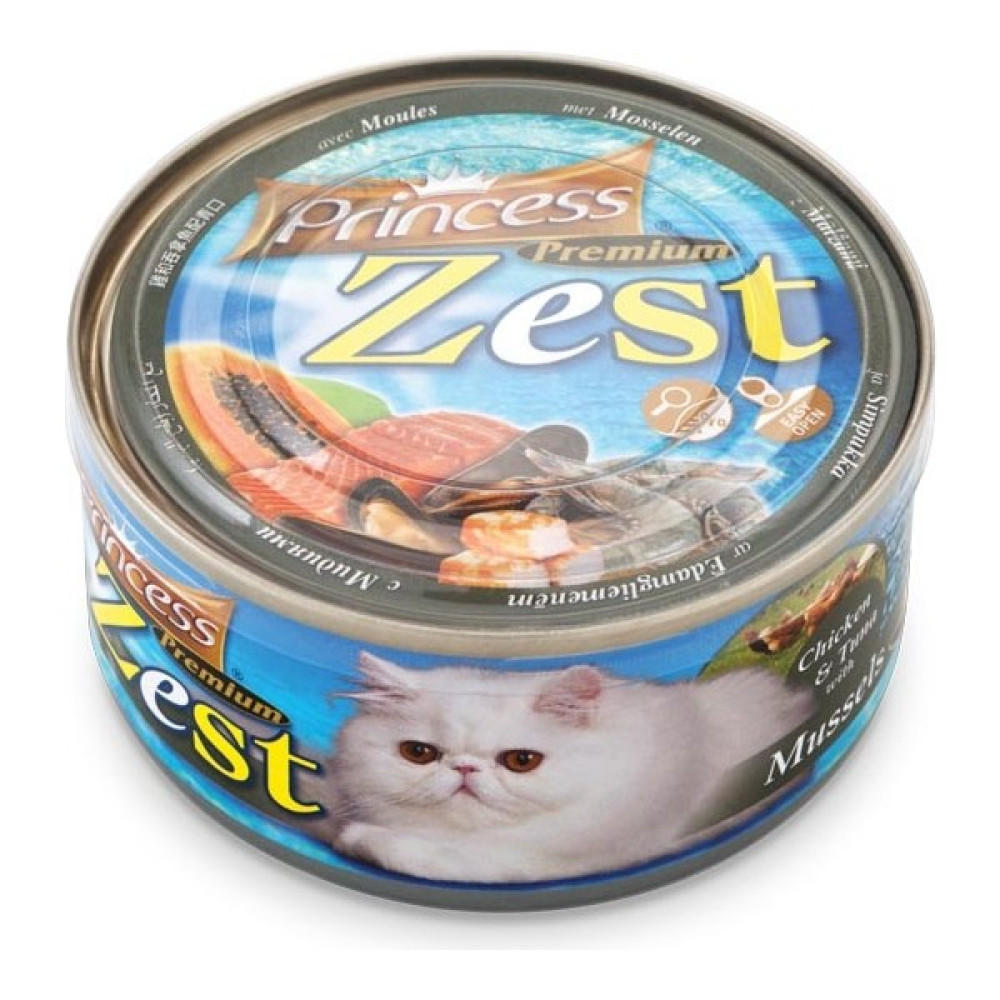 Prıncess Zest (Lezzet) Tavuk ve Ton Balığı - Midyeli Evcil Hayvan Ürünleri Fiyatı