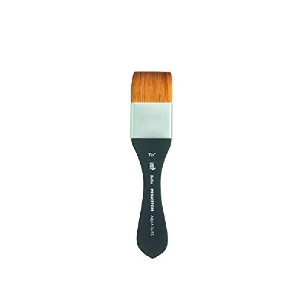 Princeton Aqua Elite, Series 4850, Synthetic Kolinsky Watercolor Paint Brush,Mottler, 1-1/2 Inch