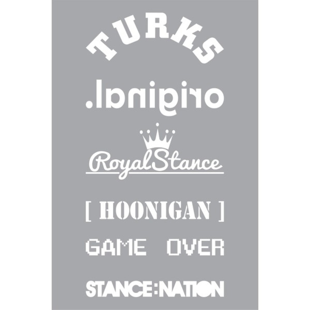 Printhome Araba Arka Cam Sticker Seti Oto Sticker Araba Sticker Model 3 Beyaz Renk 15X30 cm Oto Boyaları Fiyatı