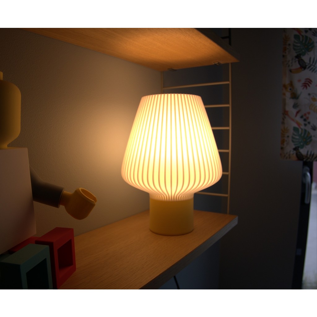 Printona Modern Minimalist Pinterest Tarzı Masaüstü Gece Lambası - Kırmızı - Turuncu - Pembe - Mor Diğer Fiyatı