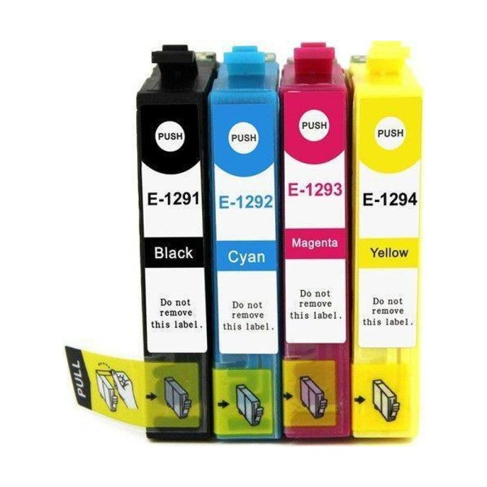 Prıntpen Stylus Stylus SX230- SX235- SX420- SX425 T1291XL-1292XL-1293XL-1294XL Yüksek Kapasiteli 4 Renk Muadil Kartuş Seti - Renkli Kartuşlar Fiyatı