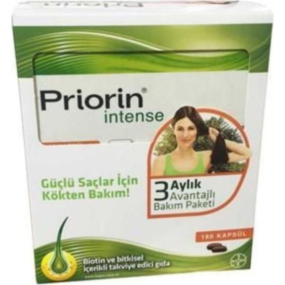 Priorin Intense 60 + 120 Kapsül Saç Bakım Maskeleri & Serumlar & Spreyler Fiyatı