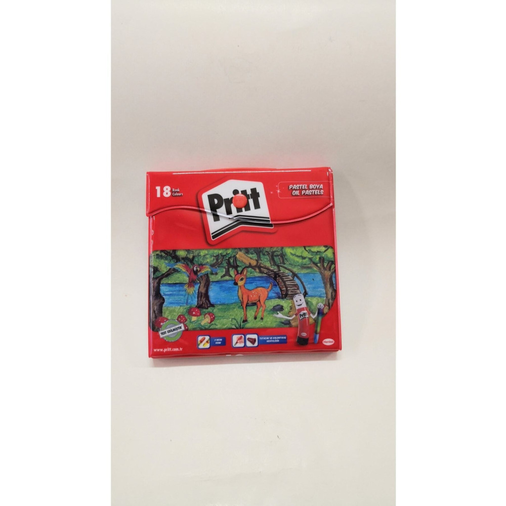 Pritt 18 Renk Çantalı Pastel Boya Pastel Boya Fiyatı