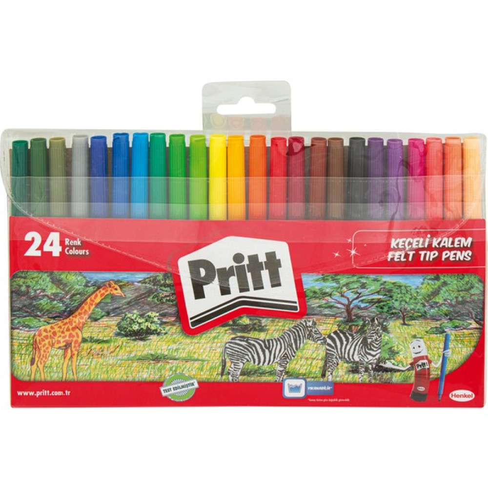 Pritt 24'lü Keçeli Kalem Keçe Uçlu Kalem Fiyatı