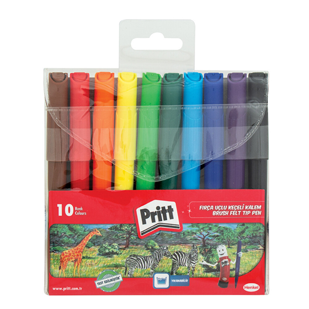 Pritt Fırça Uçlu Keçeli Kalem 10'lu Keçe Uçlu Kalem Fiyatı