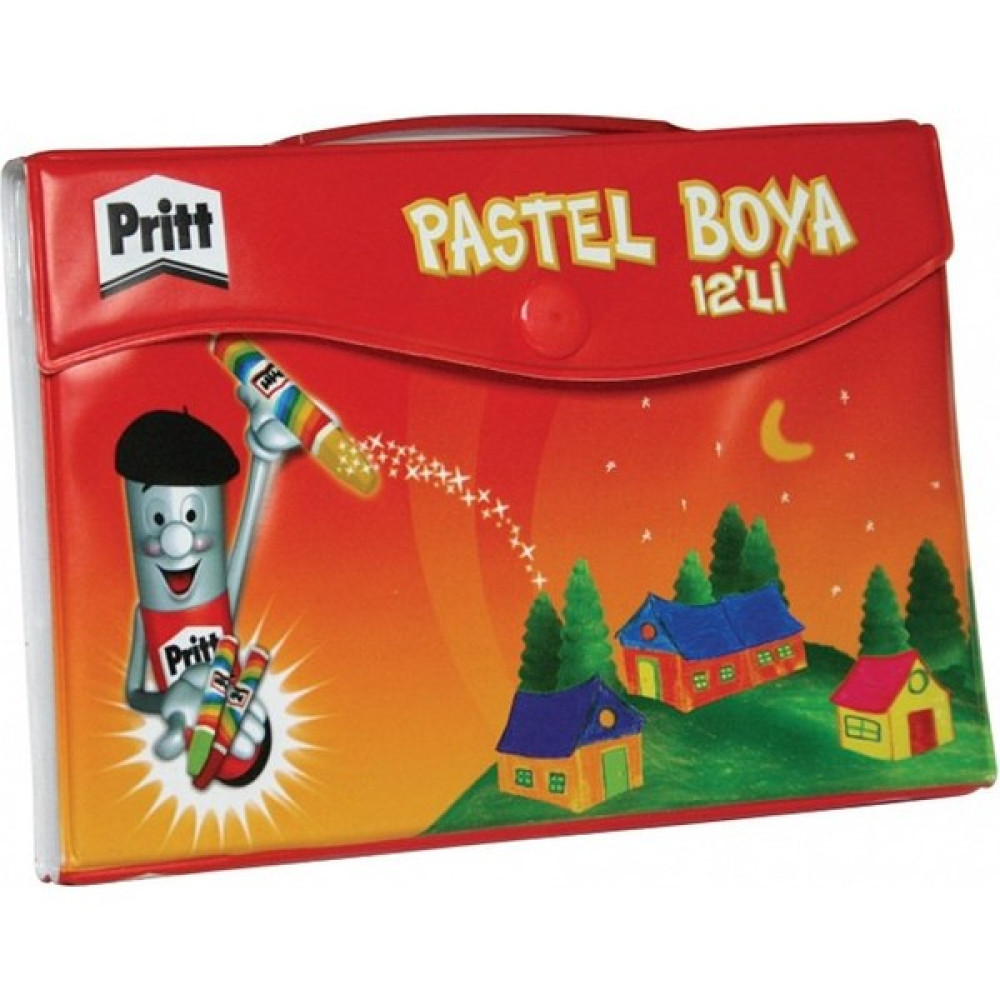 Pritt Pastel Boya Çantalı 12'li Pastel Boya Fiyatı