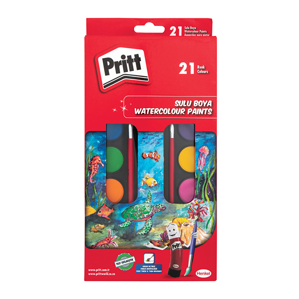 Pritt Sulu Boya Büyük Boy 21'Li Sulu Boya Fiyatı