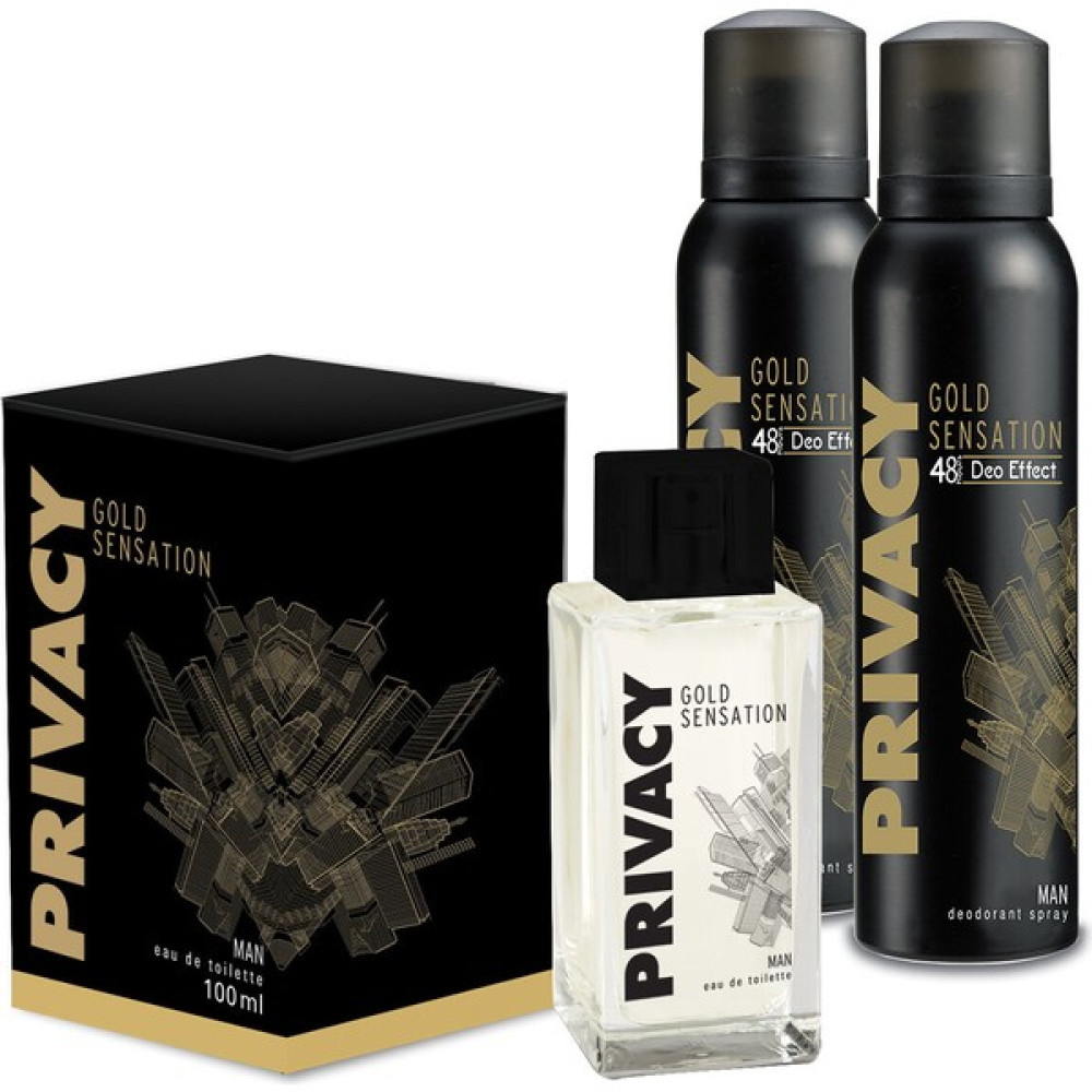 Privacy Gold Man Edt Parfüm 100ML & Deodorant 2X150ML Erkek Parfümleri Fiyatı