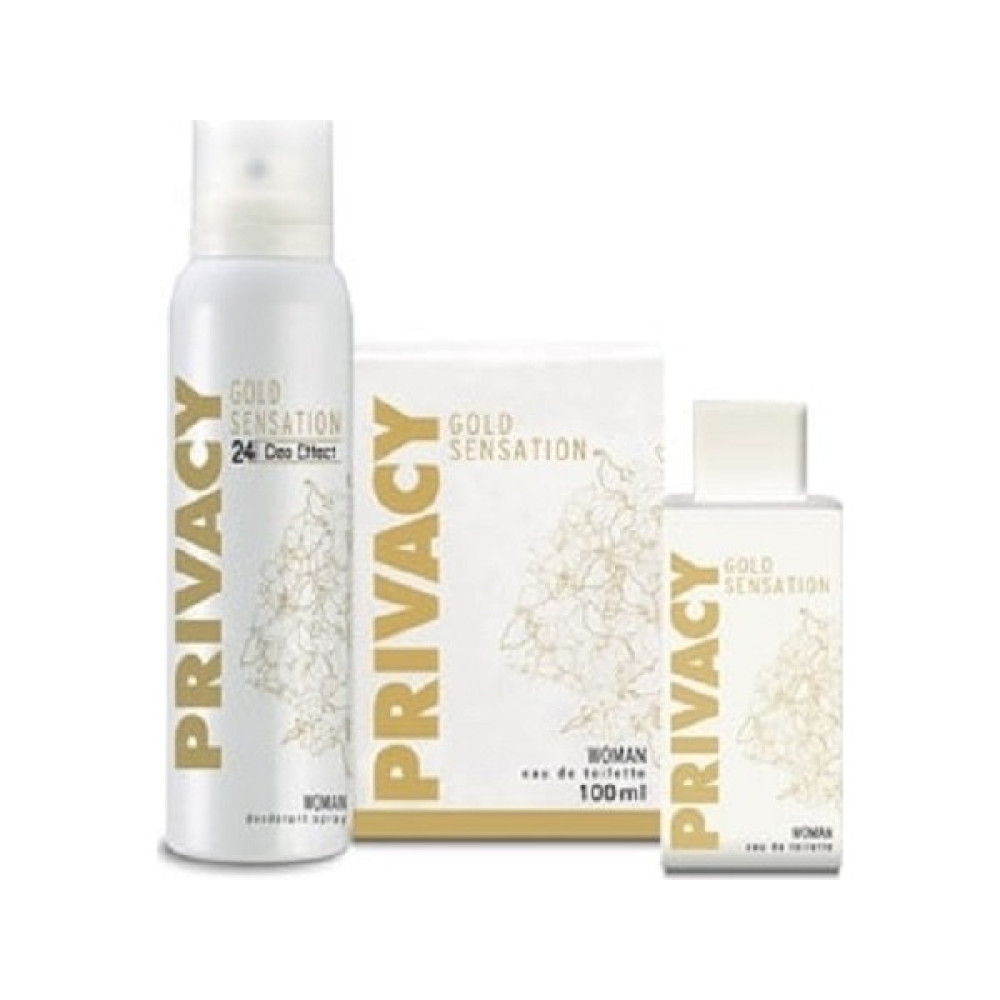 Privacy Gold Woman Edt Parfüm 100 ml + Deodorant 150 ml Kadın Parfümleri Fiyatı