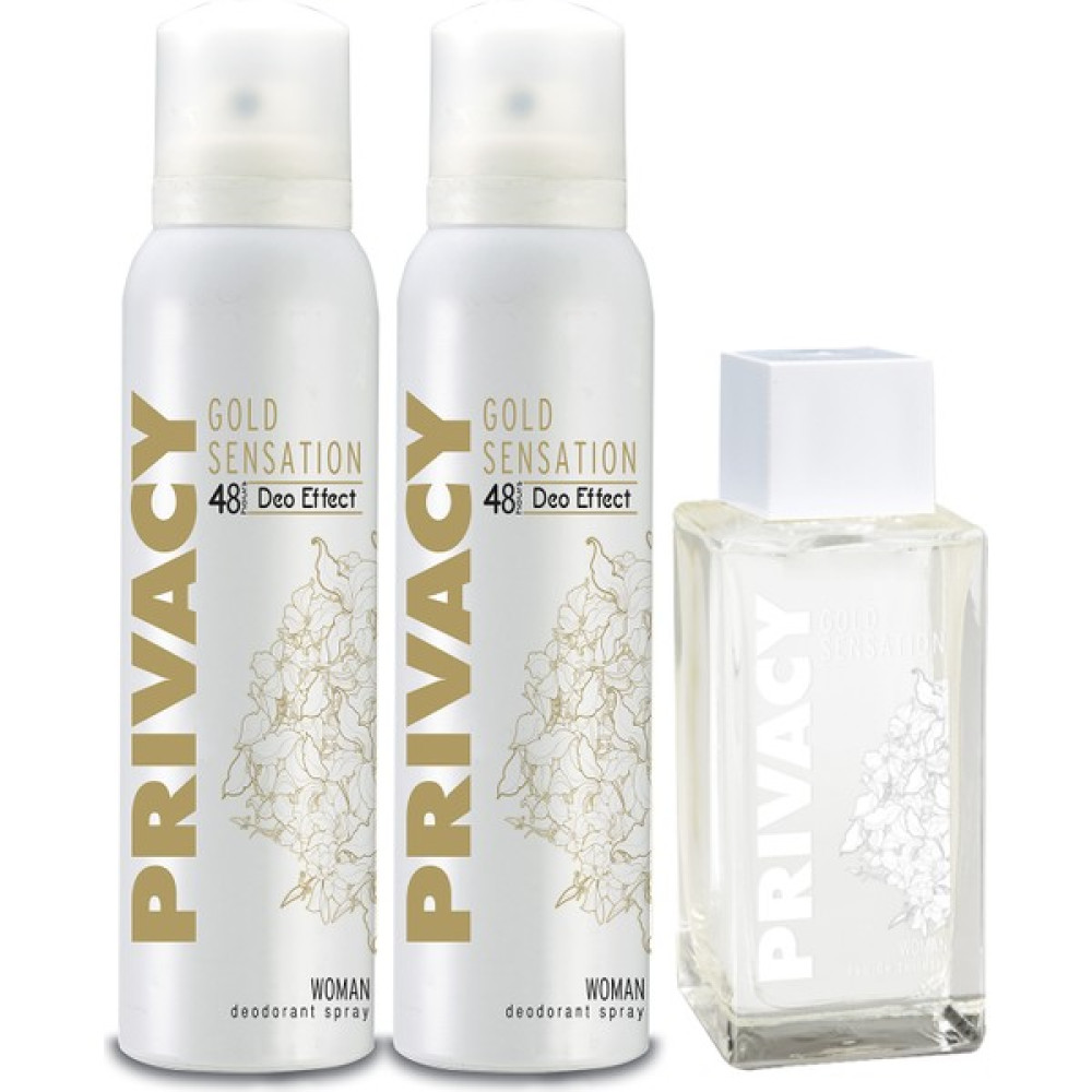 Privacy Gold Woman Edt Parfüm 100ML & Deodorant 2X150ML Kadın Parfümleri Fiyatı