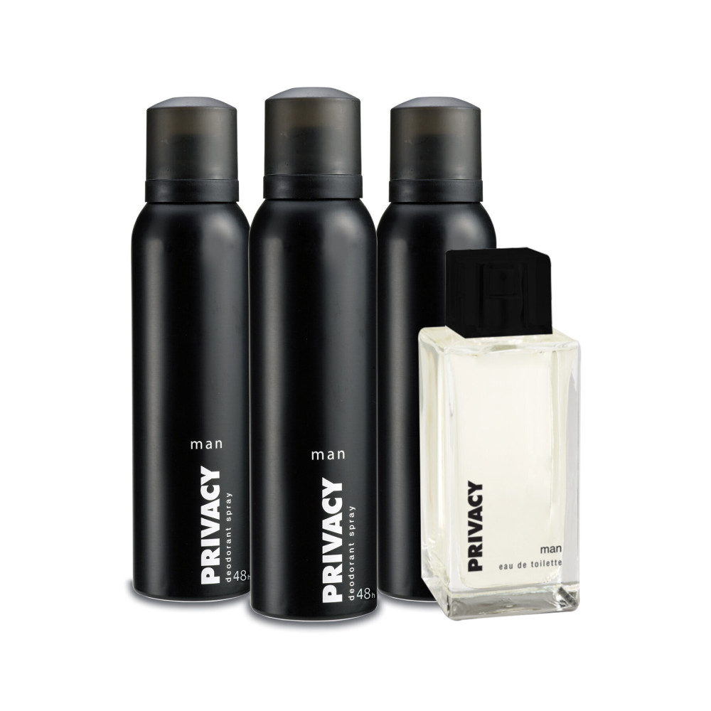 Privacy Man Edt Parfüm 100ml & Deodorant 3x150ml Parfümler Fiyatı