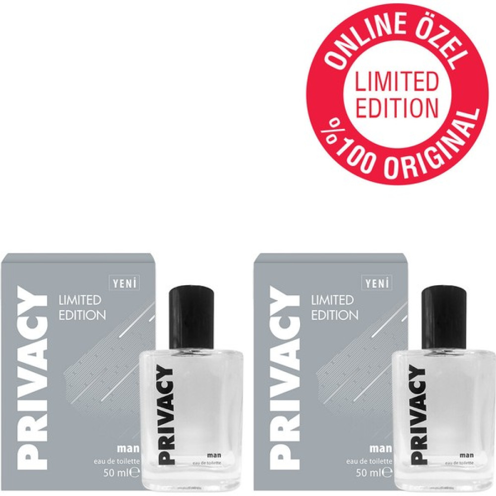 Privacy Men Limited Edition Edt Parfüm 2X50 ml Online Özel Erkek Parfümleri Fiyatı