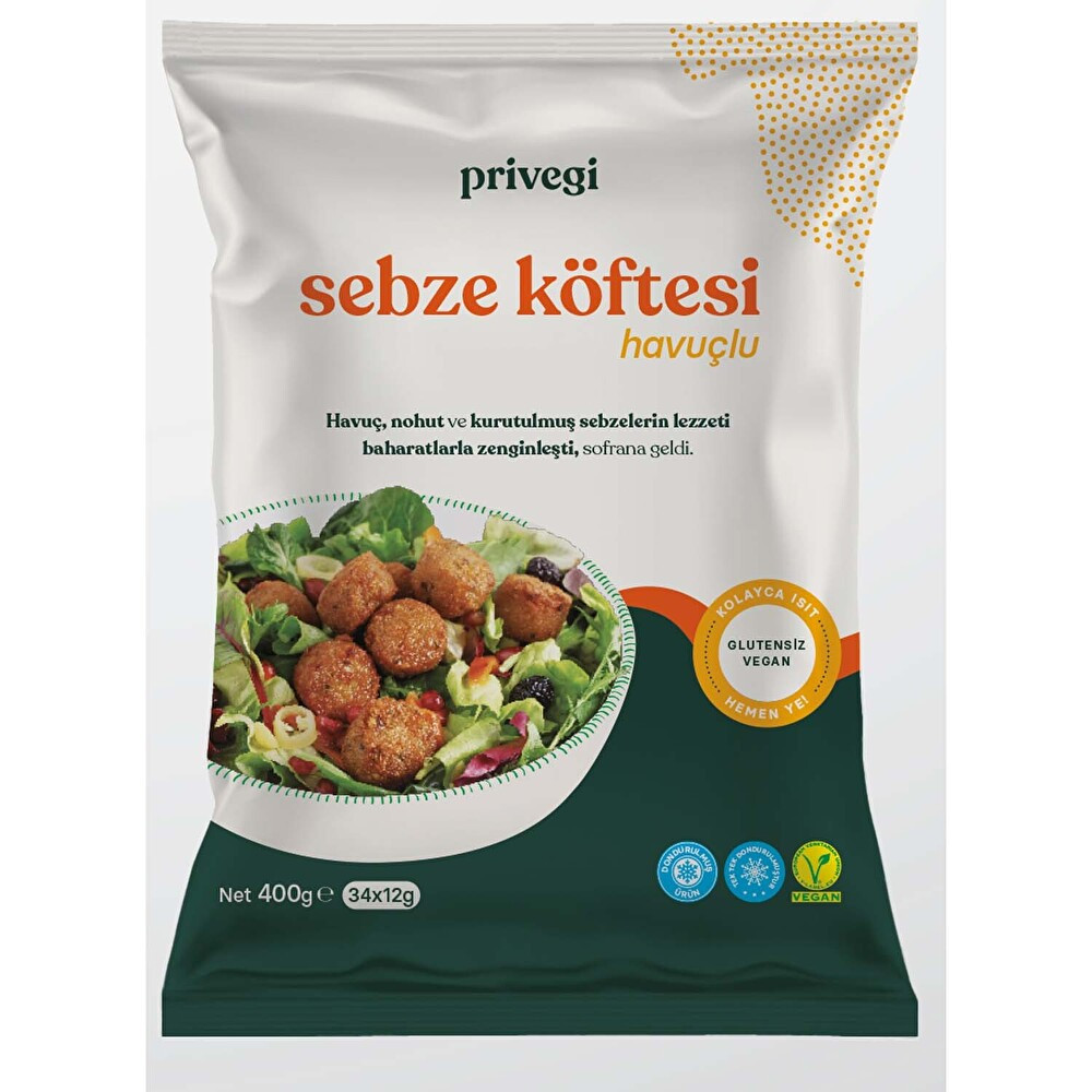 Privegi Havuçlu Sebze Köftesi 400 g Dondurulmuş Gıda Fiyatı