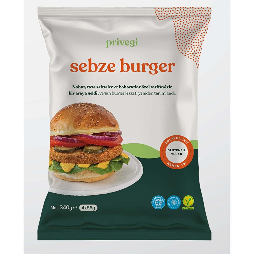 Privegi Sebze Burger 340 g Dondurulmuş Gıda Fiyatı
